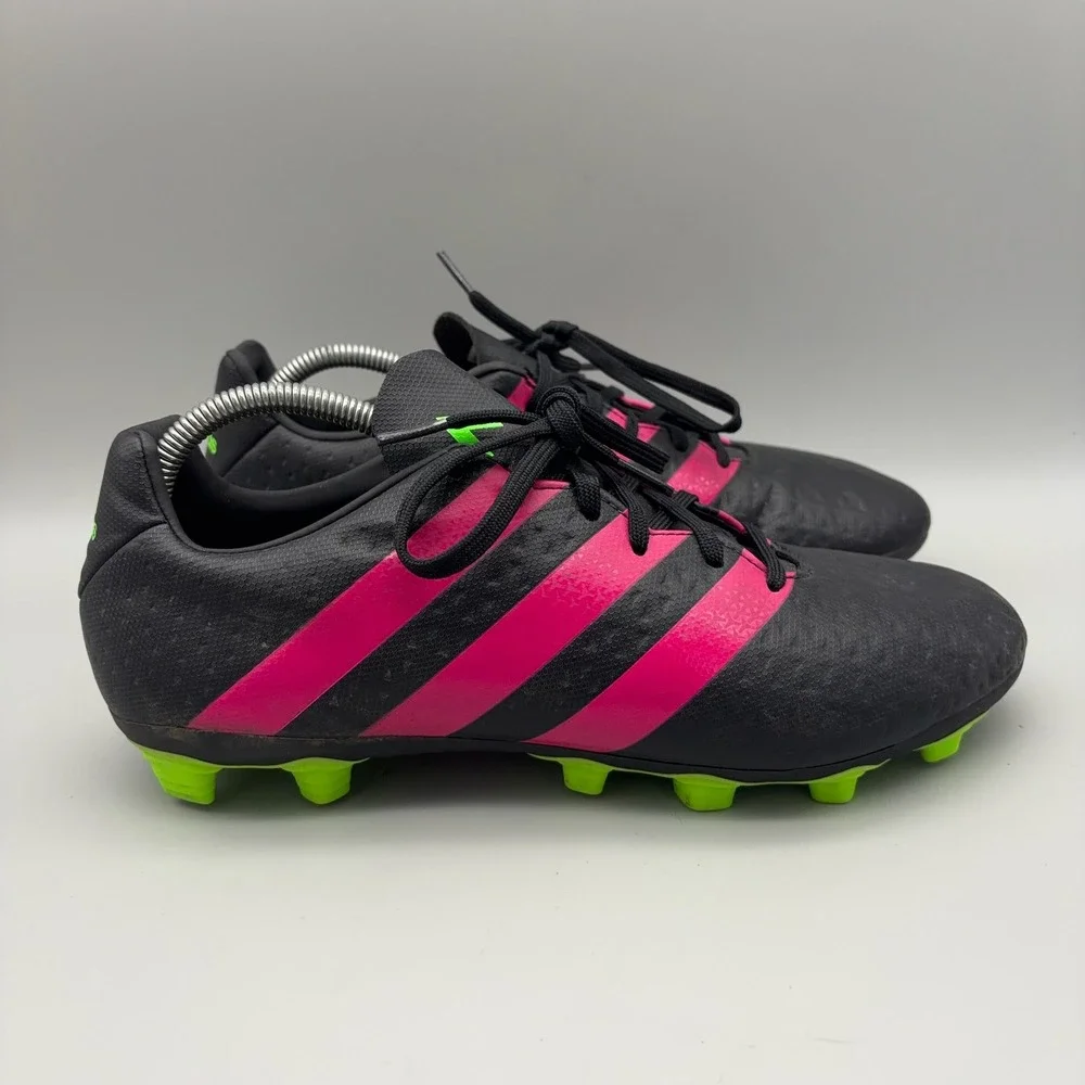 Adidas Ace 16.4 FxG Mens 8.5 Black Soccer Cleats Firm Ground AF4978 Athletic